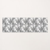 Schwarzer und weißer Buckelwal Yogamatte (Rückseite (Horizontal))