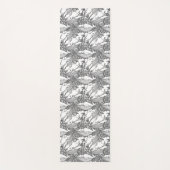 Schwarzer und weißer Buckelwal Yogamatte (Vorderseite)