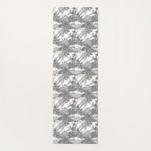 Schwarzer und weißer Buckelwal Yogamatte (Rückseite)