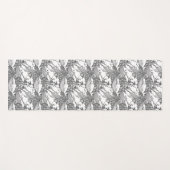 Schwarzer und weißer Buckelwal Yogamatte (Vorderseite (Horizontal))