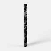 Schwarzer und Weißer Drache Samsung Galaxy Hülle (Rechte Seite)