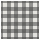 Schwarzer und weißer Gingham-Karo Stoff (Nahaufnahme)