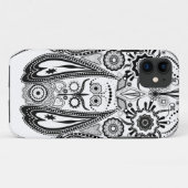Schwarzer und weißer Großhund Case-Mate iPhone Hülle (Rückseite (Horizontal))
