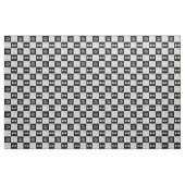 Schwarzer und weißer Hundeknochen | Name und Monog Stoff (Yard (91,4 cm))