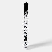 Schwarzer und weißer Leopard Case-Mate iPhone Hülle (Rückseite / Rechts)