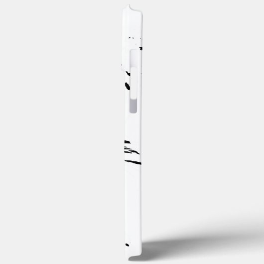 Schwarzer und weißer Leopard Case-Mate iPhone Hülle (Rückseite / Links)