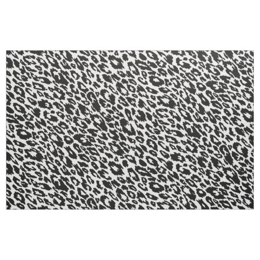 Schwarzer und weißer Leopard Stoff (Fat Quarter (45,7 x 55,9 cm))