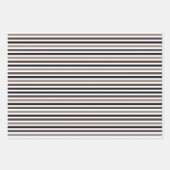 Schwarzer und weißer maltesischer Welpenhund Geschenkpapier Set (Vorderseite 3)