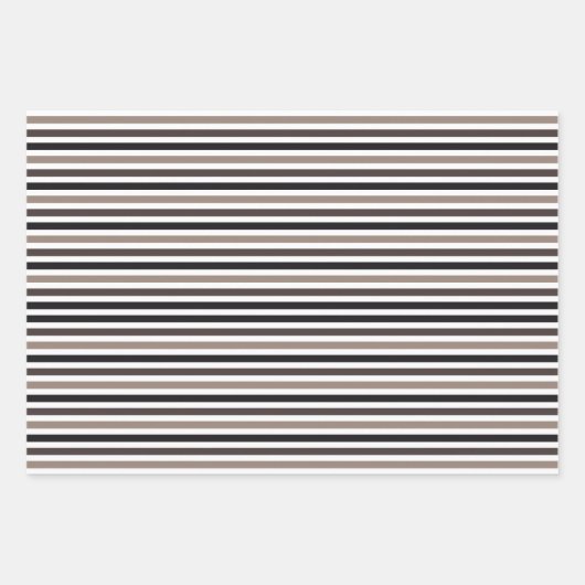 Schwarzer und weißer maltesischer Welpenhund Geschenkpapier Set (Vorderseite 3)