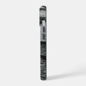 Schwarzer und Weißer Ozean iPhone 15 Hülle (Linke Seite)