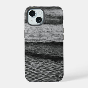 Schwarzer und Weißer Ozean iPhone 15 Hülle
