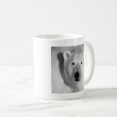 Schwarzer und weißer Polar Kaffeetasse (VorderseiteRechts)