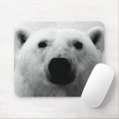Schwarzer und weißer Polar Mousepad (Mit Mouse)