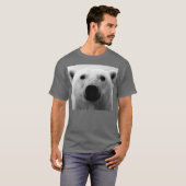 Schwarzer und weißer Polar T-Shirt (Vorne ganz)