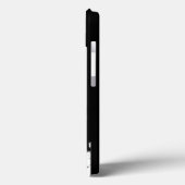 Schwarzer und weißer Schädel Case-Mate iPhone Hülle (Rückseite / Links)