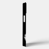 Schwarzer und weißer Schädel Case-Mate iPhone Hülle (Rückseite / Rechts)