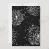 Schwarzer und weißer Schädelstreifen zum Geburtsta (Rückseite)