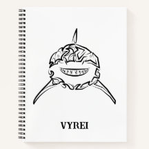 Schwarzer und weißer Stamm Großer Weißer Hai