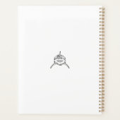 Schwarzer und weißer Stamm Großer Weißer Hai Planer (Rückseite)