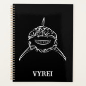 Schwarzer und weißer Stamm Großer Weißer Hai Planer (Vorderseite)