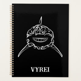 Schwarzer und weißer Stamm Großer Weißer Hai Planer