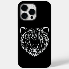 Schwarzer und weißer Stammbär Case-Mate iPhone 14 Pro Max Hülle