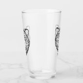 Schwarzer und weißer Stammbär Glas (Rechts)