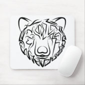 Schwarzer und weißer Stammbär Mousepad (Mit Mouse)