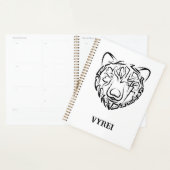 Schwarzer und weißer Stammbär Planer (Anzeige)