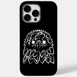 Schwarzer und weißer Stammesadler Case-Mate iPhone 14 Pro Max Hülle