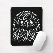 Schwarzer und weißer Stammesadler Mousepad (Mit Mouse)