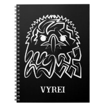 Schwarzer und weißer Stammesadler