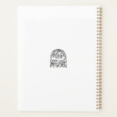 Schwarzer und weißer Stammesadler Planer (Rückseite)