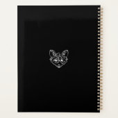 Schwarzer und weißer Stammesfuchs Planer (Rückseite)