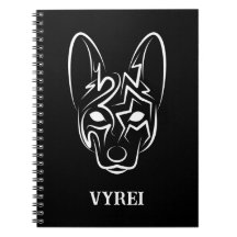 Schwarzer und weißer Stammhund