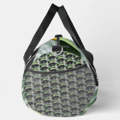 Schwarzer und weißer tropischer Schmetterling Duffle Bag (Rechts)