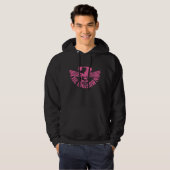 Schwarzer Unknownn Kapuzenpulli Hoodie (Vorne ganz)
