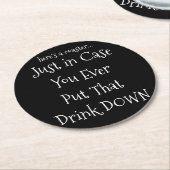 Schwarzer Untersetzer (Angewinkelt)