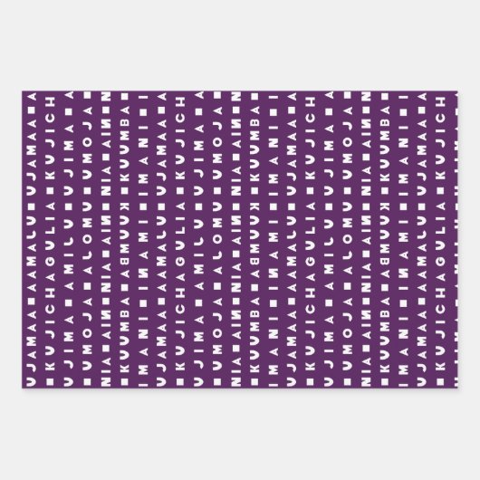 SCHWARZER URLAUB GESCHENKPAPIER SET (Vorderseite 3)