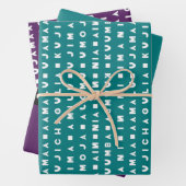 SCHWARZER URLAUB GESCHENKPAPIER SET (Beispiel)