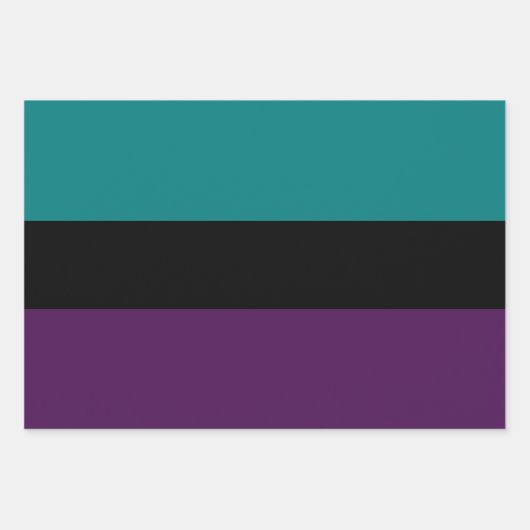 SCHWARZER URLAUB GESCHENKPAPIER SET (Vorderseite 2)