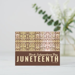 Schwarzer Urlaub Postkarte
