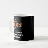 Schwarzer Urologe Definition Funny Urology Doktor Kaffeetasse (Vorderseite Links)