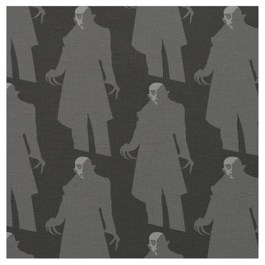 schwarzer Vampir nosferatu schwarz Stoff (Nahaufnahme)