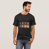 Schwarzer Vater Essential Elet Vatertag Schwarzer  T-Shirt (Vorne ganz)