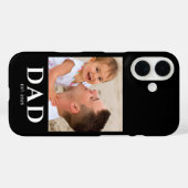 Schwarzer Vater etablierte Foto Case-Mate iPhone Hülle (Rückseite (Horizontal))