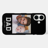 Schwarzer Vater etablierte kühne Foto Case-Mate iPhone Hülle (Rückseite (Horizontal))