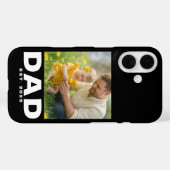 Schwarzer Vater etablierte mutige Foto Case-Mate iPhone Hülle (Rückseite (Horizontal))