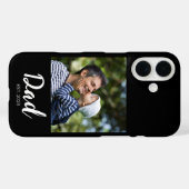 Schwarzer Vater etablierte Skript Foto Case-Mate iPhone Hülle (Rückseite (Horizontal))