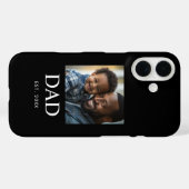 Schwarzer Vater etabliertes Skript Foto  Case-Mate iPhone Hülle (Rückseite (Horizontal))